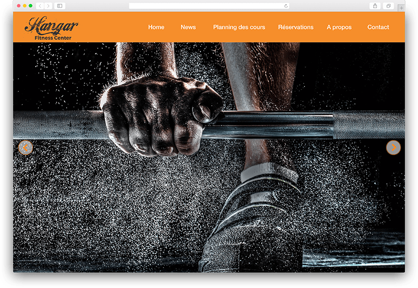 Site Web pour Salle de Sport Makeitapp Fitness
